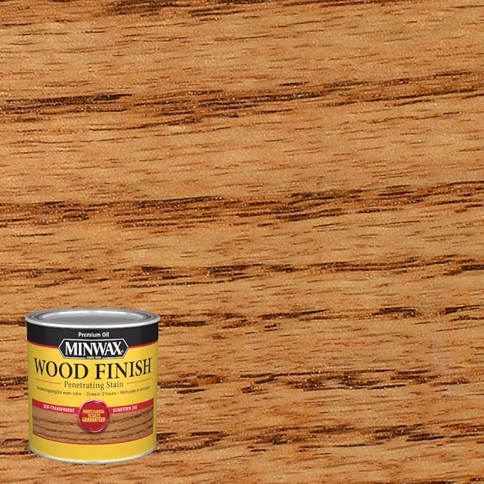 Minwax 223104444 Wood Finish, Gunstock, 1/2 Pint