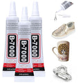 FITTDYHE 3PCS Jewelry Glue - 15ML/0.5fl oz Clear DIY Craft Glue for Rhinestones, Waterproof Strong Bond Adhesive for Phone Repair, Nail Art, Shoes, Fabric, Metal, Glass