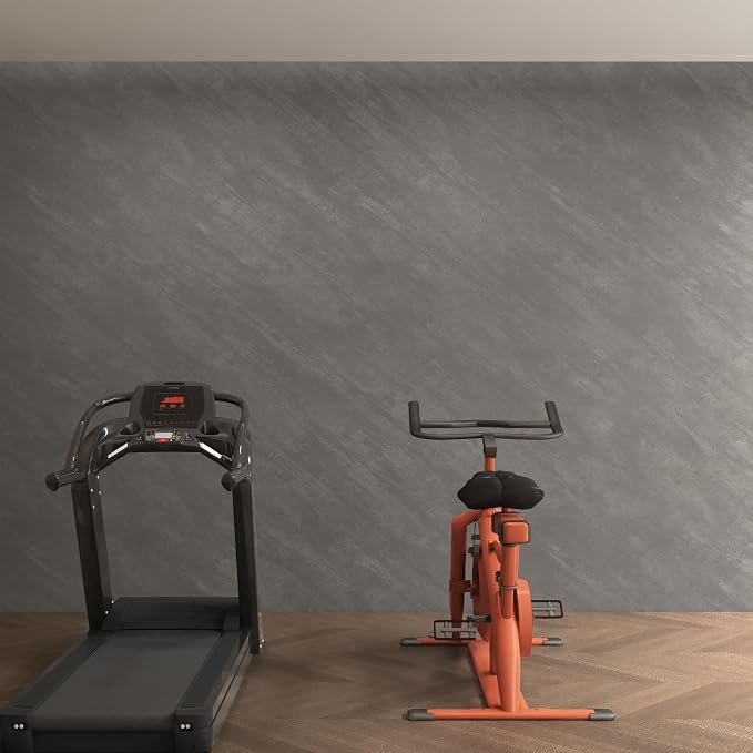 3yecao 16"×1181" Large Size Thick Grey Concrete Wallpaper Peel and Stick 3D Waterproof Gray Concrete Contact Paper Vinyl Matte Textured Cement Wall Stickers for Bedroom Bathroom Office Room Walls