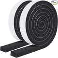 MAGZO Weather Stripping Door Seal 1 Inch W X 1/2 Inch T, Strong Adhesion and High Resilience Air Conditioner Foam Insulation for Cars, Total Length 13 Feet (6.5 ft x 2 Rolls)