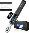Digital Torque Wrench 3/8 Drive, 1.5-99.6 ft-lb ±2% Accuracy | LED Display, Buzzer&Vibration Alert, 2 Modes, 10 Presets&500 Data Logs, for Lug Nuts, Automotive, Motorcycle Repair