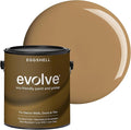 EVOLVE Paint & Primer: Environment-friendly, Low Sheen with One-coat Coverage for Interior & Exterior surfaces (Autumn Brown, 1-Gallon)