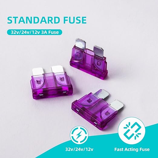 35 Amp Fuses 20Pcs Stanbdard Fuse, 35A Car Fuse Blade for Automotive, Truck, Boat, Motorcycle