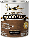 Varathane Premium Fast Dry Wood Stain | 1 Hour Dry Time | 1 Coat Color | Interior Wood Stain | Furniture, Cabinets, Doors, Trim | Quart | Briarsmoke