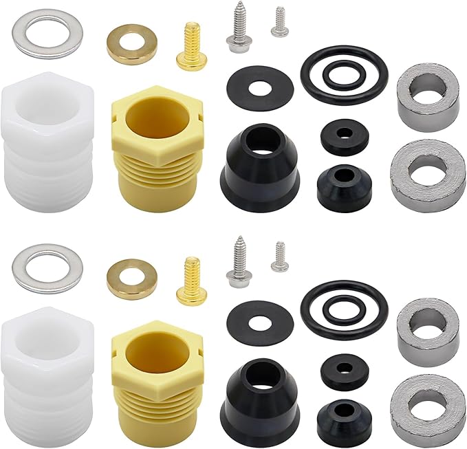 630-7755 Wall Hydrant Repair Kit Compatible with Outdoor Faucet Mansfield 300 400 500 Series Wall Hydrant Service Kit Pressure Vacuum Breaker (2 Sets)