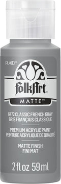 FolkArt Acrylic Paint in Assorted Colors (2 oz), , Classic French Gray