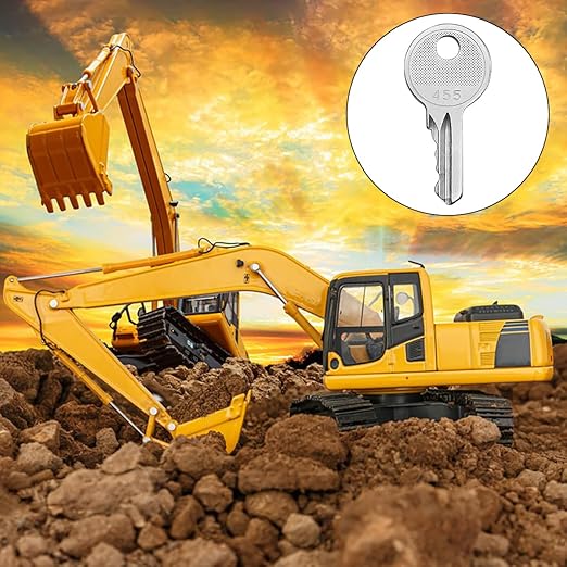 Heavy Equipment Keys, 10 Pack 455 Scissor Lift Keys fit Skyjack Lifts, New Genie Lifts, Boom Lifts Scissor Compatible with Boo-m Lifts Scissor Lift Gen-ie Skyjack Te-rex JL-G Snor-kel Upright