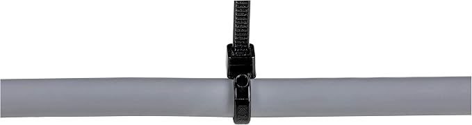 StarTech 4"(10cm) Cable Ties, 94V-2/UL Listed, Black, TAA (CBMZT4BK) | 3/32"(2.5mm) wide, 7/8"(22mm) Bundle Diameter, 1000 Pack, 18lb(8kg) Tensile Strength, Nylon Self Locking Zip, Curved Tip