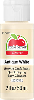 Apple Barrel Acrylic Paint in Assorted Colors (2 oz), 20505, Antique White