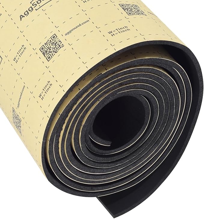 Sound Deadening Mat 1/2inch(13 mm) 6.54sqft - Car Sound Deadening Material Closed Cell Foam - Heat Insulation PE Foam Sound Deadener Material & Heat Barrier