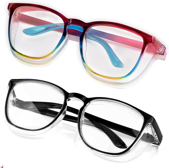 SQIMZAR Safety Glasses Goggles For Women Nurses Protective Eyewear,Anti Fog Safety Goggles