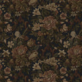 Dimoon Vintage Peel and Stick Wallpaper Dark Blue Floral Contact Paper 16.1"x78.7" Retro Victorian Dark Academia Wallpaper for Bedroom Moody Cottage Core Wall Paper Removable Waterproof Vinyl Roll