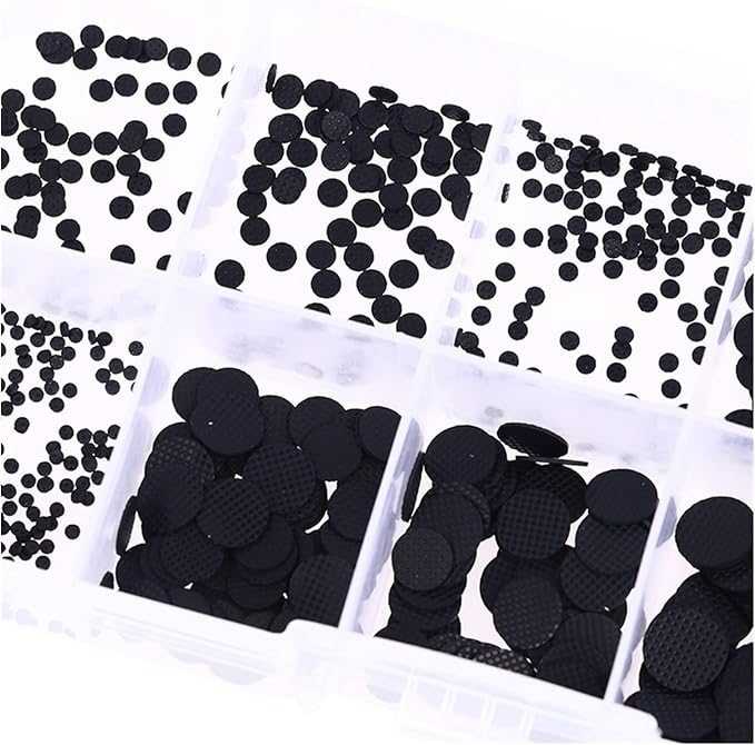 XiBany for IR Remote Control Conductive Rubber Buttons 500PCS Different Sizes Conductive Rubber Pads Keypad Repair Kit