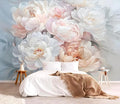 YQWDMX - Large Peony Flower Peel and Stick Wallpaper wall Paintings for Bedroom ZY09 S