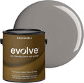 EVOLVE Interior Paint & Primer, Eggshell (Tailored Slate), 1 Gallon – One-Coat Coverage, Excellent Hide, Low VOC, Low Odor, Washable Paint for Walls, Doors & Trim