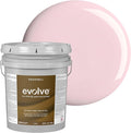 EVOLVE Paint & Primer: Environment-friendly, Low Sheen with One-coat Coverage for Interior & Exterior surfaces (Posy Pink, 5-Gallon)