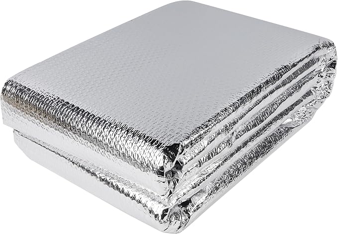 winemana 48IN x 15FT Window Insulation Roll, Reflective Window Heat Blocker | RV Car Window Insulation, for Garage Door Basement Windows, for Winter & Summer