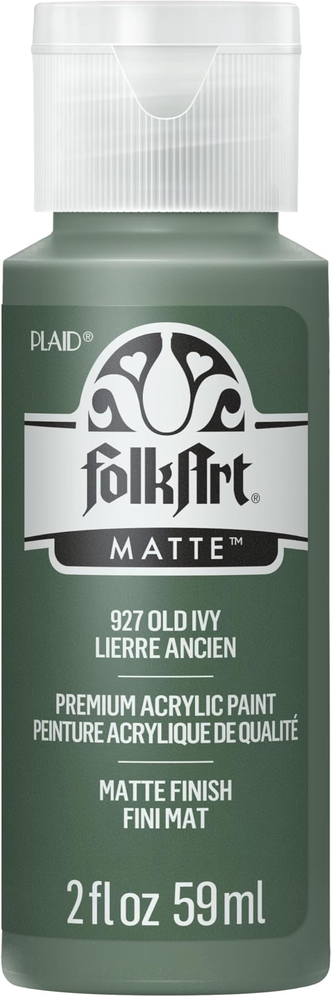 FolkArt Acrylic Paint in Assorted Colors (2 oz), K927, Old Ivy