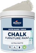 BLUEBIRD Chalk Furniture Paint - 500 ML / 16.9 fl oz for Furniture, Home Décor, Cabinets, and More (Greige)