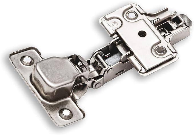 Berta 10-Pack Full Overlay Frameless Soft-Close European Hinges, 110° 3D Adjustable, Clip-On Concealed Kitchen Cabinet Door Hinges with Screws - Ideal for Modern Cabinets