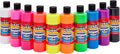 Cra-Z-Art POP! Neon Washable Tempera Paint For Kids Bulk Pack 10ct, Assorted Fluorescent Colors Tempera Paint Set 8oz each bottle, Back To School Teachers Supplies