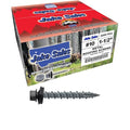 Metal Roofing Screws: (2000) 10 x 1-1/2" Black Hex Head Sheet Metal Roof Screw. Self Starting Metal to Wood siding Screws. EPDM Washer. Colored Head