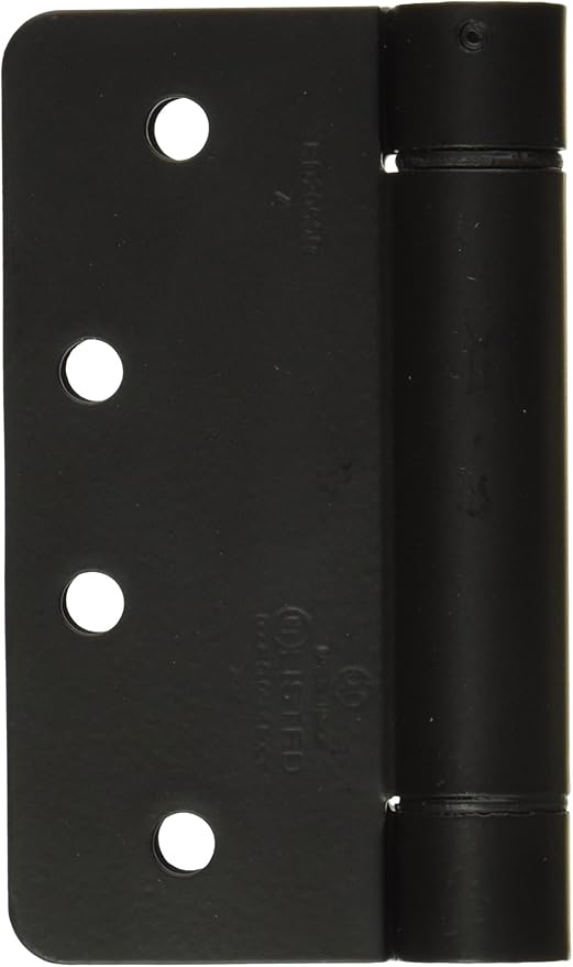 National Hardware N350-850 Spring Hinge in Oil Rubbed Bronze, 4"
