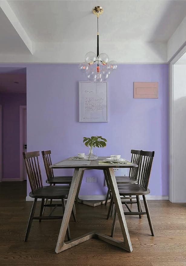 118"x17.7" Purple Wallpaper Solid Color Peel and Stick Wallpaper Purple Contact Paper Solid Color Self-Adhesive Removable Wall Paper for Wall Furniture Cabinet Covering Vinyl Rolls