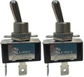 Gardner Bender GSW-121 Heavy-Duty Electrical Toggle Switch, SPST, ON-Off, 20 A/125V AC, Spade Terminal (Pack of 2)