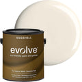 EVOLVE Interior Paint & Primer, Eggshell (Coconut Cream), 1 Gallon – One-Coat Coverage, Excellent Hide, Low VOC, Low Odor, Washable Paint for Walls, Doors & Trim