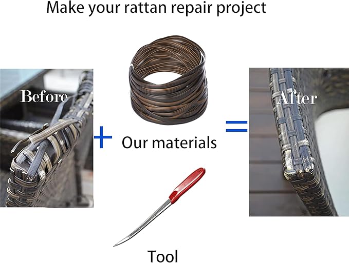 Wicker Repair Tool, Stainless Steel Prying Tool with Silicone Handle Cover, Dragon Pattern No Metal Burrs Rattan Pick for Patio Furniture Basket Fix/Webbing-30