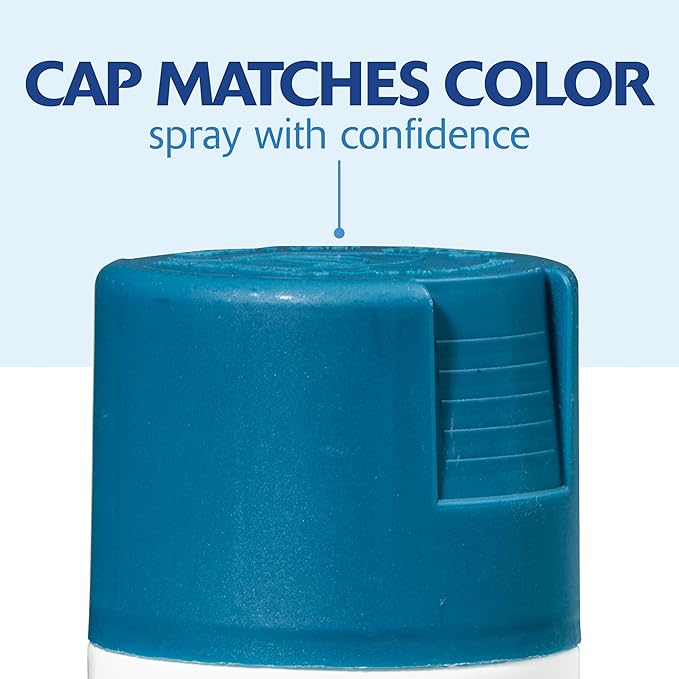 Rust-Oleum 331188 Painter's Touch 2X Ultra Cover Spray Paint, 12 oz, Ultra Matte Nantucket Blue