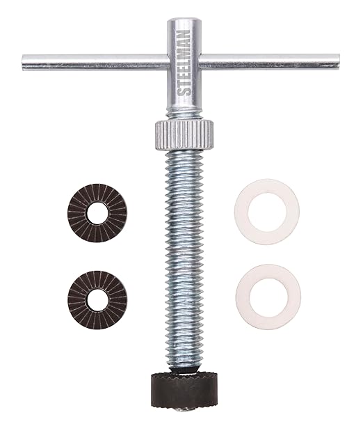 Steelman Faucet Reseating Tool Kit, Includes 1/2", 9/16", and 5/8" Cutters, DIY Hose Bib and Spigot Valve Repair (61205)