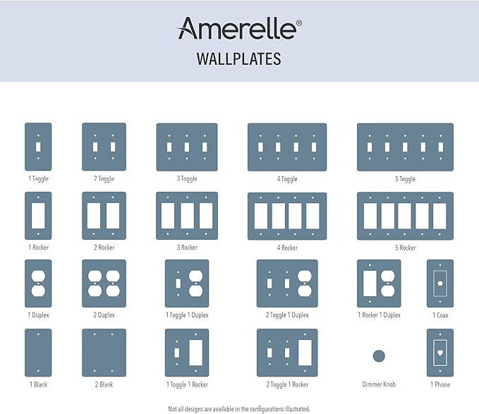 Amerelle 65TDB Filigree Wallplate, 1 Toggle, Cast Metal, Aged Bronze, 1-Pack