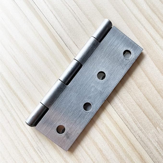 2pcs 304 Stainless Steel 4-inch Folding Butt Hinges Home Furniture Hardware Door Hinges for Door Case Lid Wooden Box Chest (100mm x 70mm x 1.5mm)
