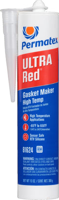 Permatex 81624 Ultra Red High Temperature Gasket Maker, 13 oz