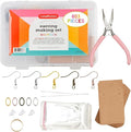Incraftables 1150 Piece Jewelry Earring Kit – Hypoallergenic Gold & Silver Hooks, Posts, Hoops & Findings – 5 Color Variety for DIY Earrings & Crafting Supplies