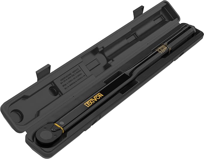 LEXIVON 3/4-Inch Drive Click Torque Wrench 30~300 Ft-Lb / 40.7~406.8 Nm (LX-185)