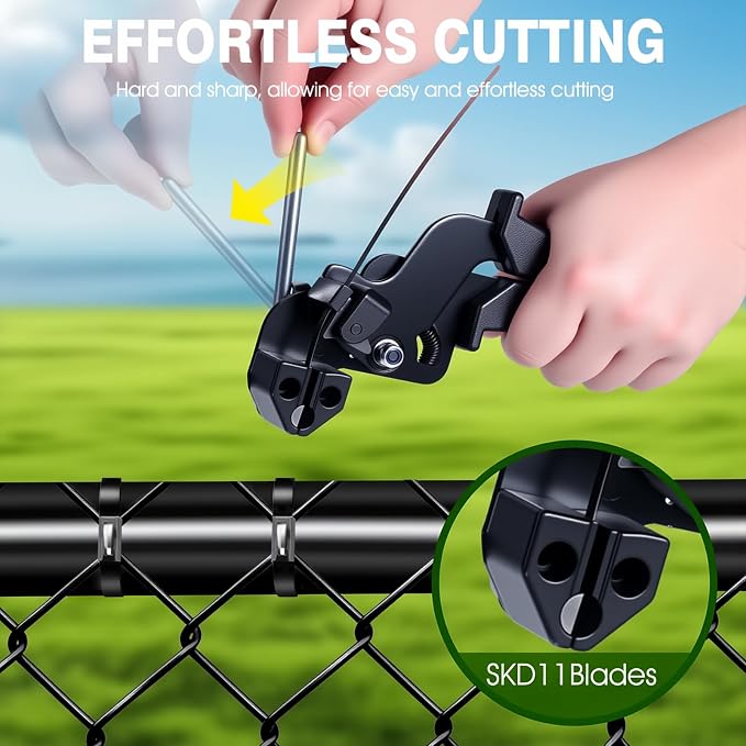 Stainless Steel Cable Tie Gun Kit, 100pcs 11.8inch Black Metal Zip Ties | Self-Locking, UV & Corrosion Resistant Stainless Zip Ties, for Fence, Exhaust Pipe, Chicken Coop, Farm Use