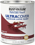 Rust-Oleum 1964502 Painter's Touch Brush Enamel Paint, Gloss Colonial Red, 32 Fl Oz (Pack of 1)