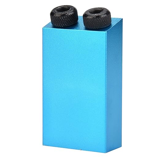 34Pcs Wood Woodwork Guides Joint Angle Tool Carpentry Locator,Pocket Hole Jig 15° Woodworking Inclined Hole Fixture 6/7/8/9/10mm Drill Bits Dowel Screw Drill Jig Joinery Kit Carpenters