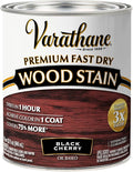 Varathane Premium Fast Dry Wood Stain | 1 Hour Dry Time | 1 Coat Color | Interior Wood Stain | Furniture, Cabinets, Doors, Trim | Quart | Black Cherry
