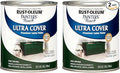 Rust-Oleum 1938502-2PK Painter's Touch Latex Paint, Quart,1 Quarts (Pack of 2), Gloss Hunter Green