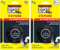 Super Glue The Original 15408 E-Z Fuse Tape, Black, 1 inches Width x 10 feet Length (Pack of 2)