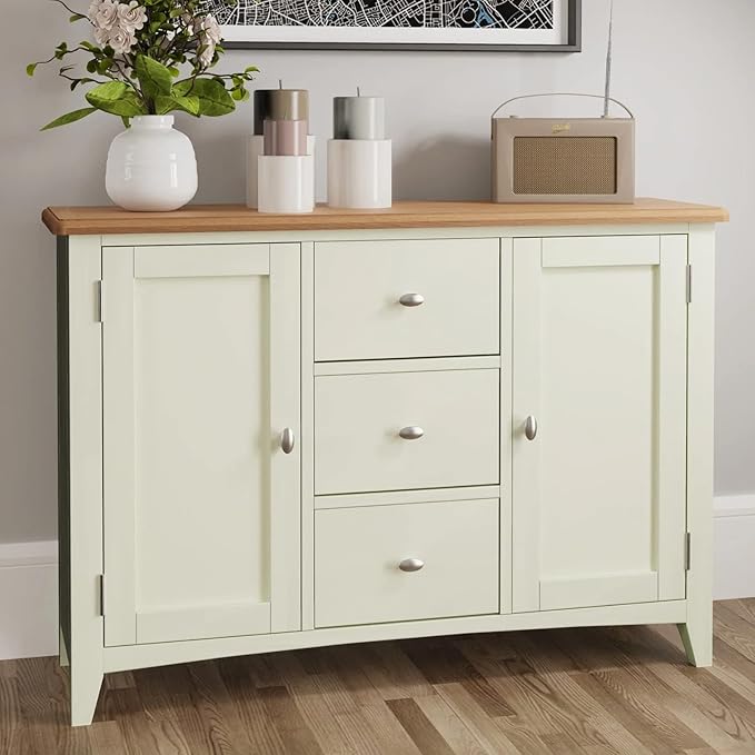 DWIL Matte Finish Furniture Paint - 16 Oz Wood Paint for Cabinets, Doors, Tables, and Dressers Refinishing - Water-Based, Non-Toxic & Odorless, Easy to Apply(Ivory White)-With Tools