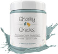 Chalky Chicks 16 Fl Oz Matte Stormy Seas (Light Blue) Chalk Paint for Furniture Without Sanding - No Prep Furniture Paint No Sanding All in One for Crafts, Wood, Cabinet, Metal, Dresser, Farmhouse