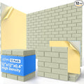 12 Pack Acoustic Panels with Self Adhesive Sound Proof Foam Panels for Wall | 12" X 12" X 0.4" High Density Soundproof Wall Panels, Brick Sound Absorbing Panels for Home Studio Office Decor - Sage