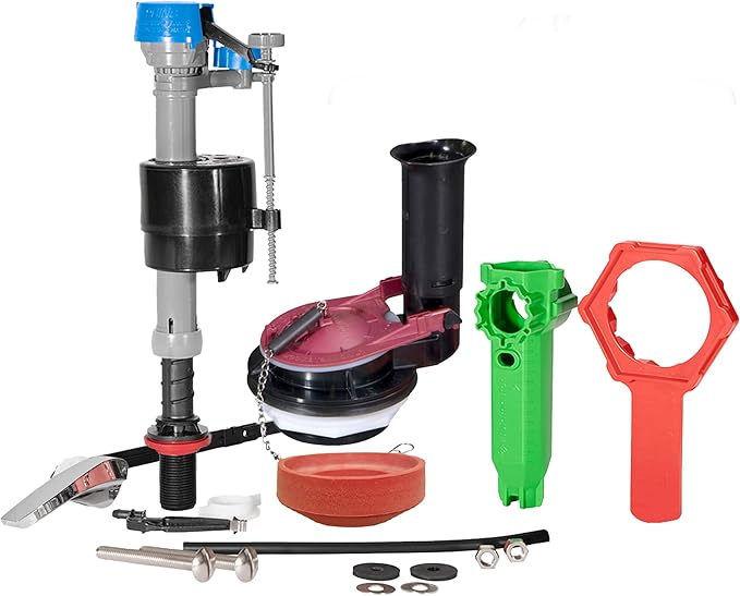 Fluidmaster PerforMAX 3 in & 2 in Toilet Repair Kits with Fill Valves, Flush Valves, Flappers & Gaskets