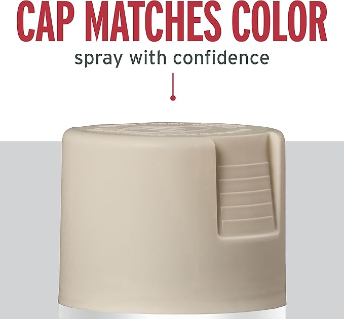 Rust-Oleum 7793830-6PK Stops Rust Spray Paint, 12 oz, Satin Shell White, 6 Pack