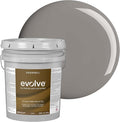 EVOLVE Interior Paint & Primer, Eggshell (Tailored Slate), 5 Gallon – One-Coat Coverage, Excellent Hide, Low VOC, Low Odor, Washable Paint for Walls, Doors & Trim